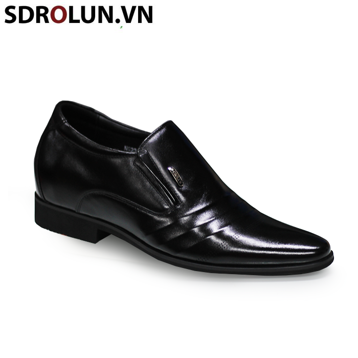 Giày cao lười công sở Hiệu Sdrolun sang trọng cao cấp màu đen MS GC23025D1