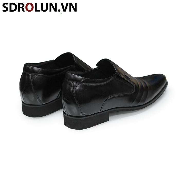 Giày cao lười công sở Hiệu Sdrolun sang trọng cao cấp màu đen MS GC23025D4