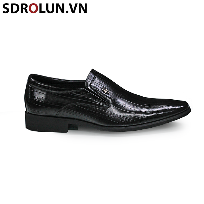 Giày lười công sở SDrolun màu đen bò mới nhất 2023 Mã:GL303036D