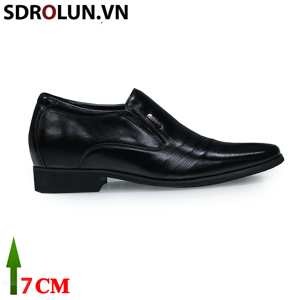 Giày cao lười công sở Hiệu Sdrolun sang trọng cao cấp màu đen MS GC23025D