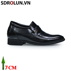 Giày da bò đế cao 7CM nhập khẩu Hiệu SDROLUN Mã:GC33219D